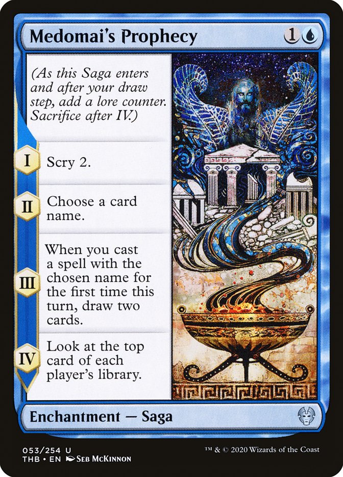 Medomai's Prophecy 53/254 (Theros Beyond Death) 