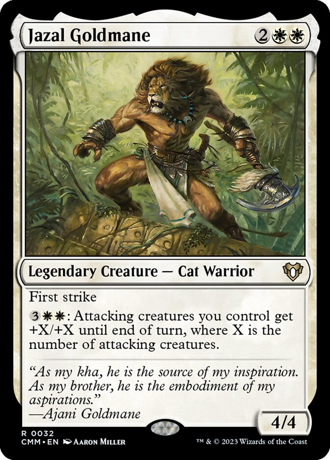 Jazal Goldmane 32/451 (Commander Masters) 