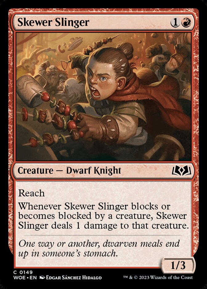 Skewer Slinger 149/276 (Wilds of Eldraine)  - Foil