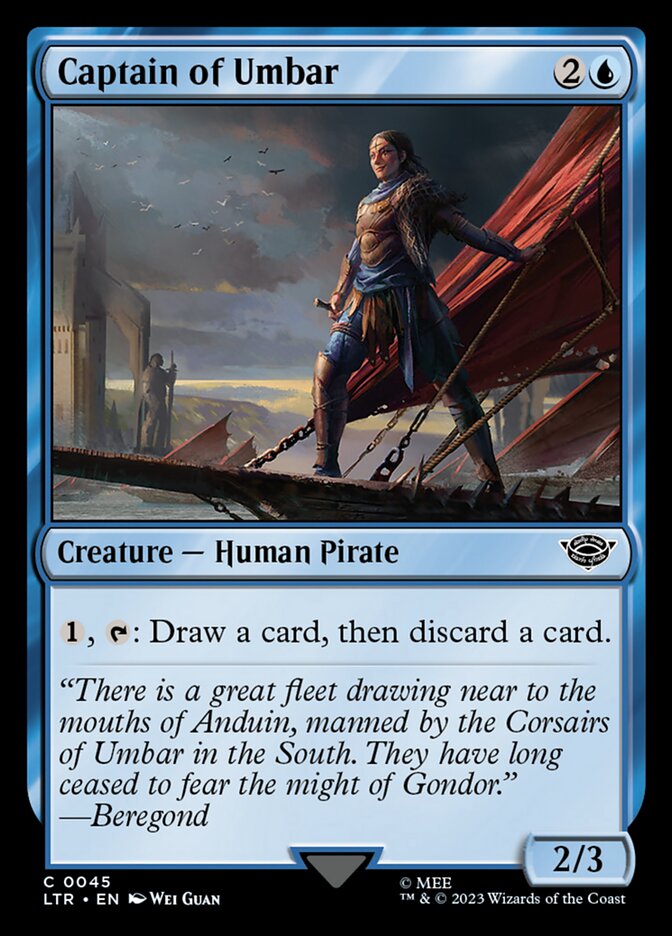 Captain of Umbar 45/281 (Universes Beyond: The Lord of the Rings: Tales of Middle-earth) 