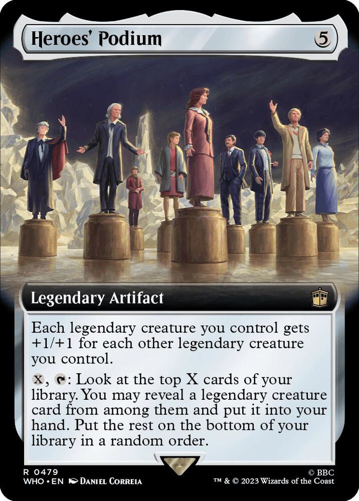 Heroes Podium 479/331 (Universes Beyond: Doctor Who)  - Extended Art