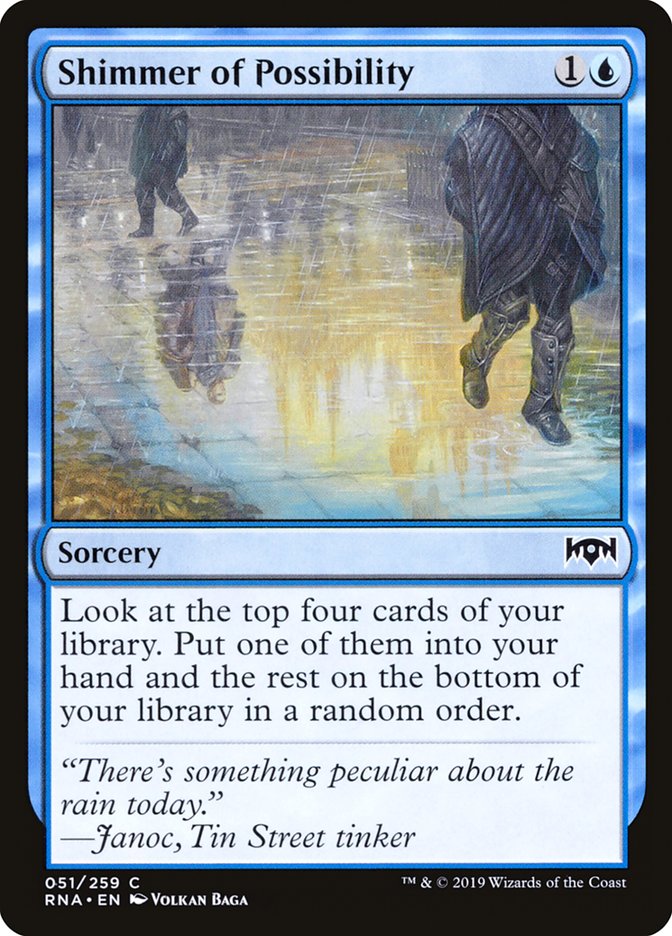 Shimmer of Possibility 51/259 (Ravnica Allegiance) 