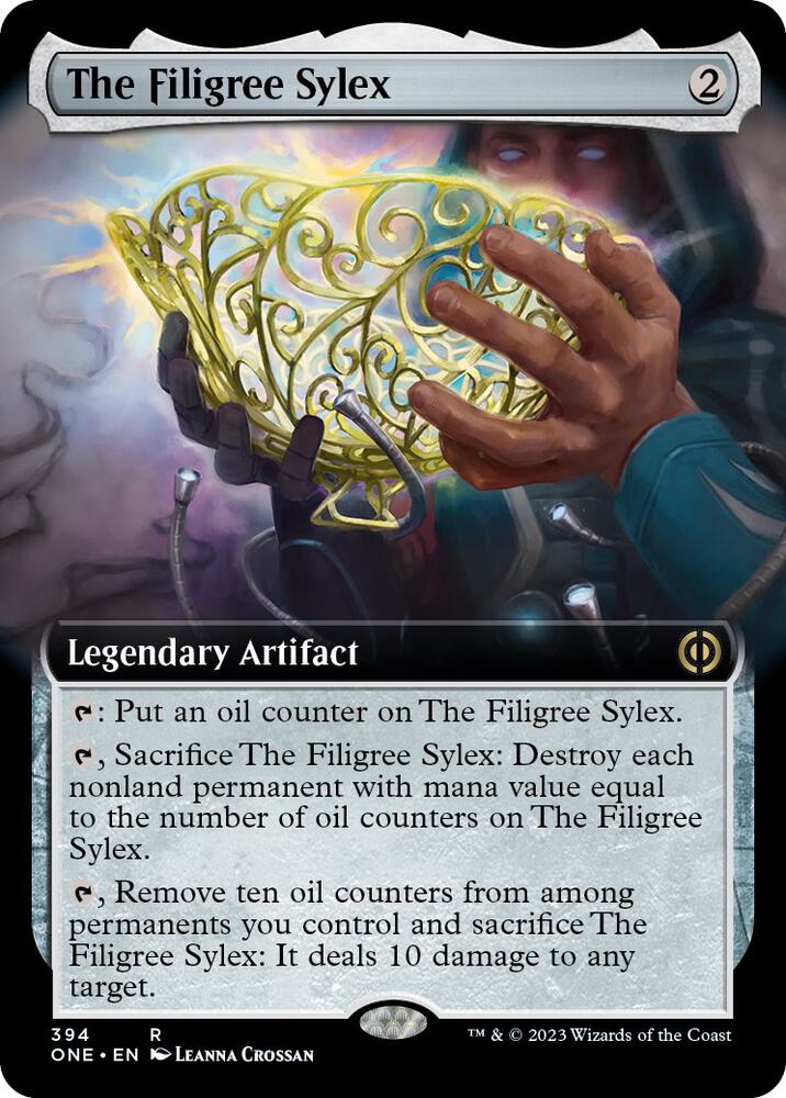 The Filigree Sylex 394 (Phyrexia: All Will Be One)  - Extended Art