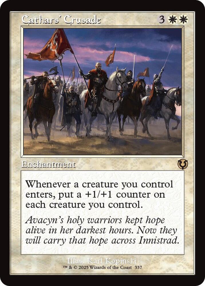 Cathars' Crusade 337 (Innistrad Remastered)  - Retro