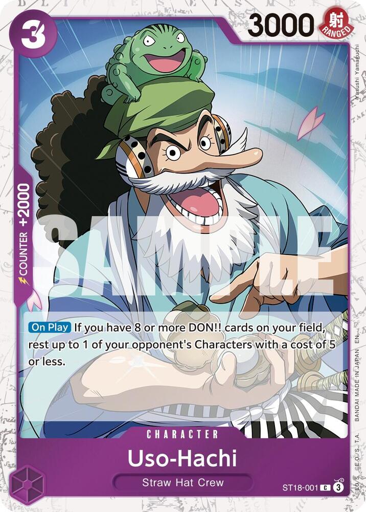 Uso-Hachi ST18-001 (Premium Booster -The Best- Vol. 2)  - Pirate Foil