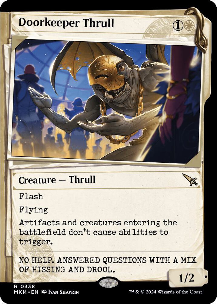 Doorkeeper Thrull 338/286 (Murders at Karlov Manor)  - Showcase Foil