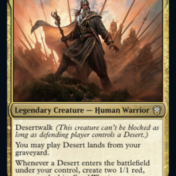 Hazezon Shaper of Sand 32/50 (Commander: Dominaria United)  - Foil