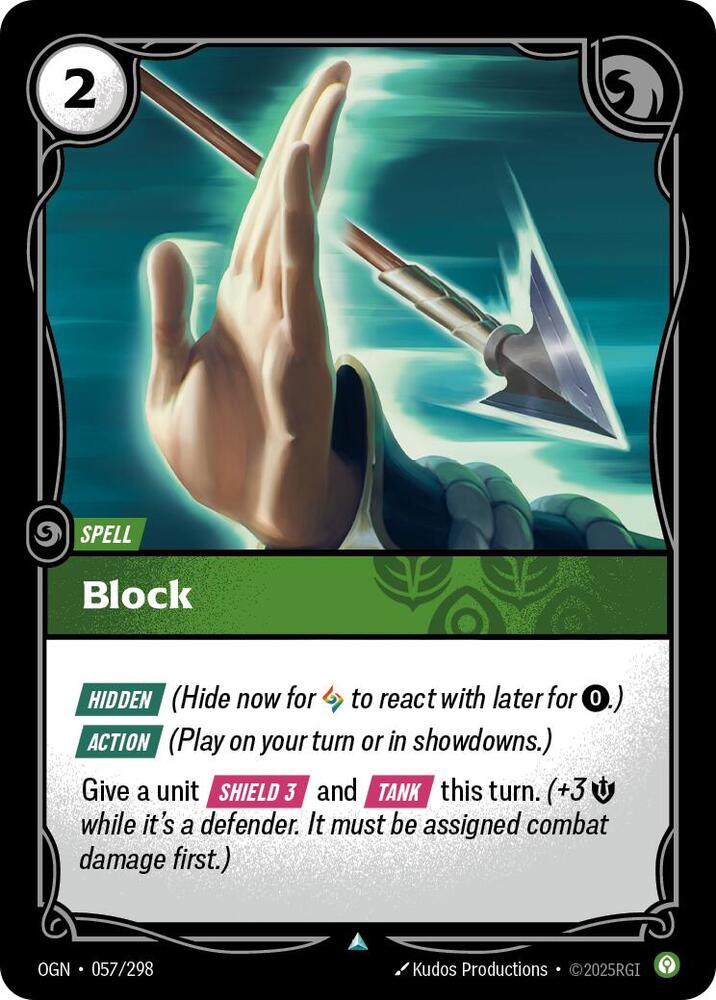 Block 57/298 (Origins)  - Foil