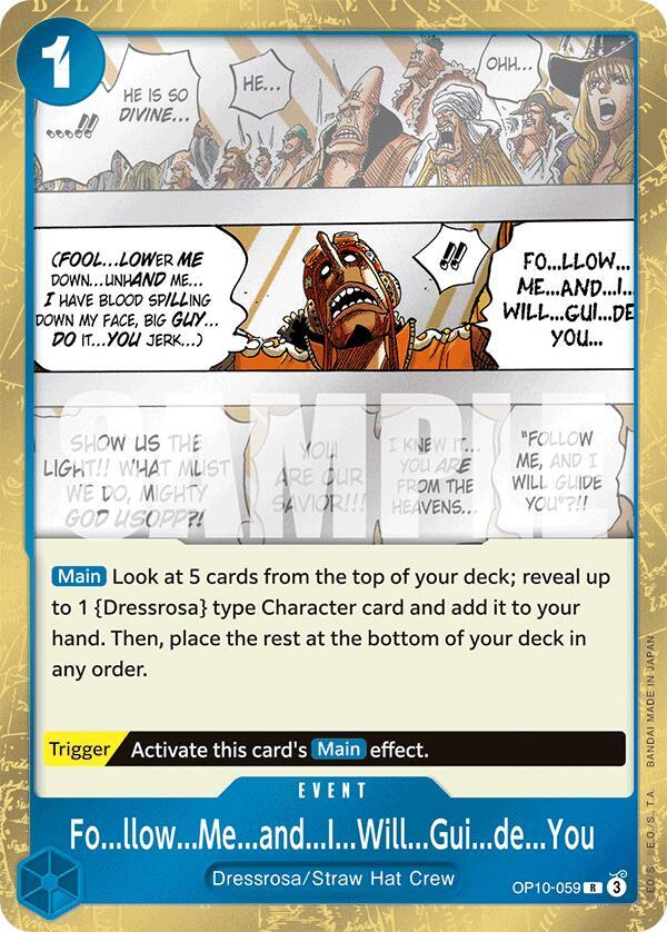 Fo...llow...Me...and...I...Will...Gui...de...You OP10-059 (Royal Blood)  - Foil