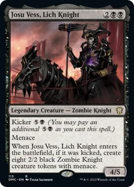 Josu Vess Lich Knight 113/50 (Commander: Dominaria United) 