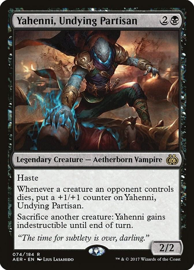 Yahenni, Undying Partisan 74/184 (Aether Revolt) 