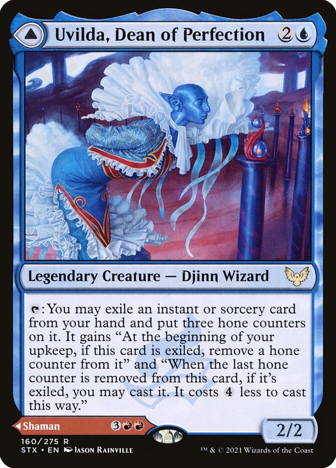 Uvilda, Dean of Perfection // Nassari, Dean of Expression 160/275 (Strixhaven: School of Mages) 