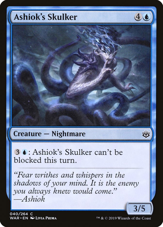 Ashiok's Skulker 40/264 (War of the Spark) 