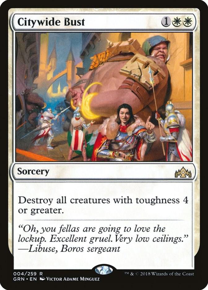 Citywide Bust 4 (Guilds of Ravnica) 