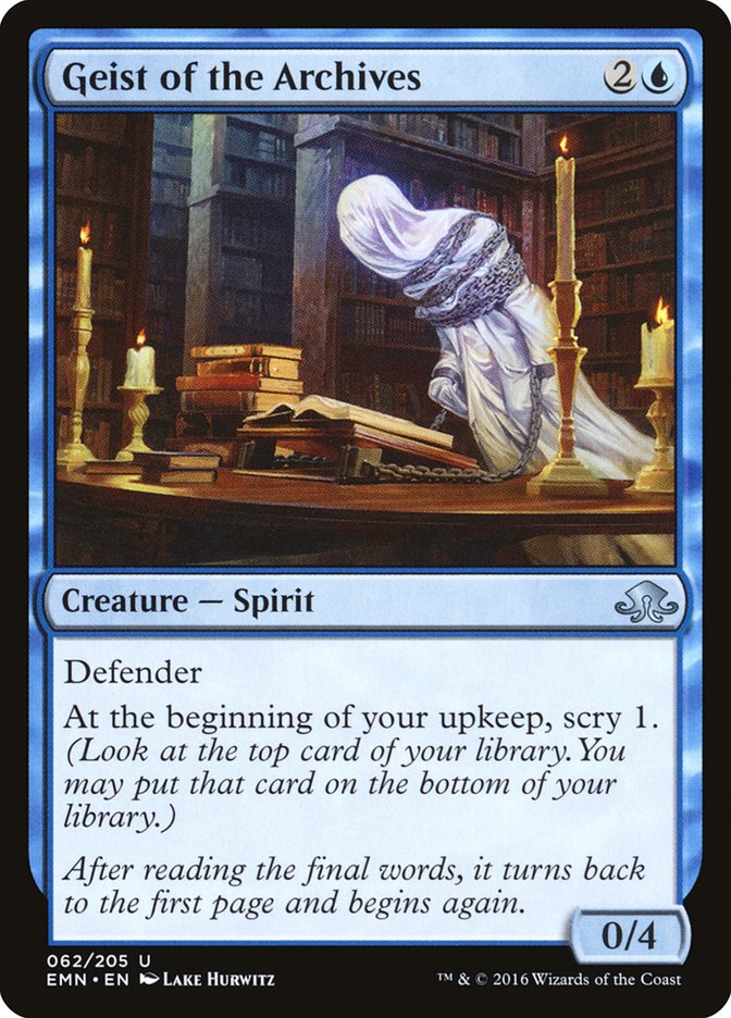 Geist of the Archives 62/205 (Eldritch Moon) 
