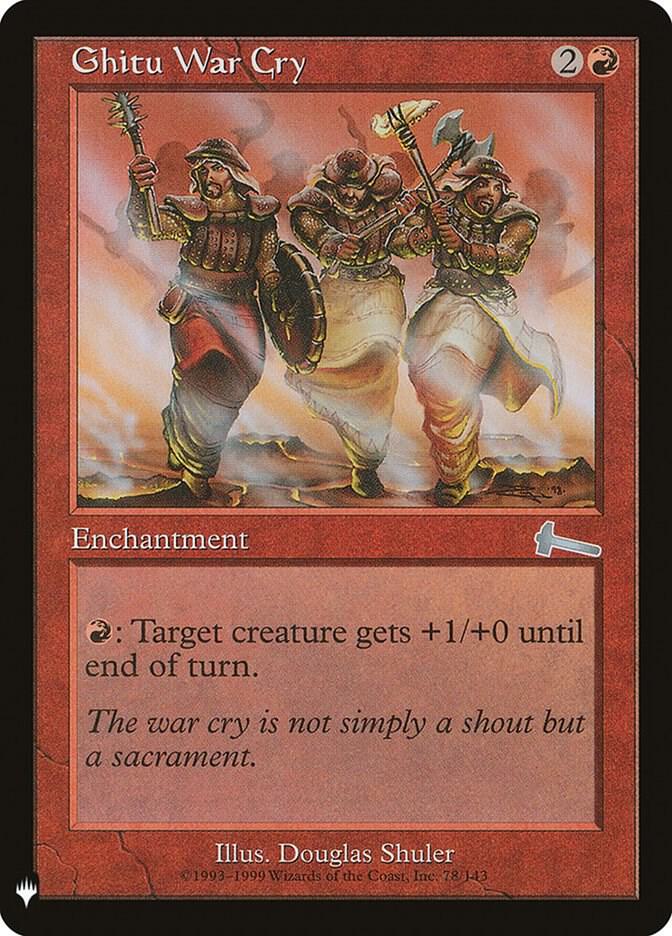Ghitu War Cry ULG-78/5075 (The List Reprints) 