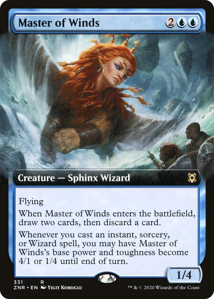 Master of Winds 331/280 (Zendikar Rising)  - Extended Art