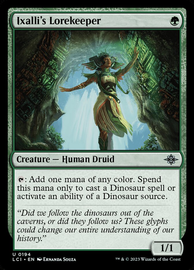 Ixalli's Lorekeeper 194/291 (The Lost Caverns of Ixalan) 