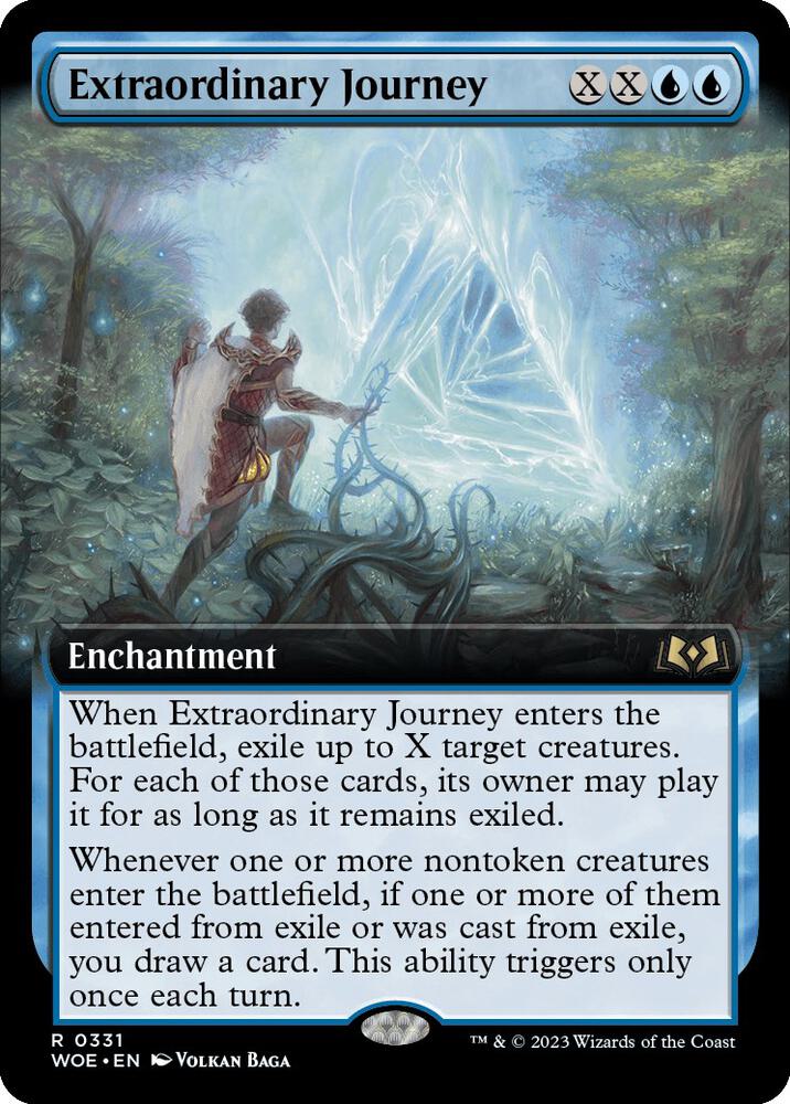 Extraordinary Journey 331/276 (Wilds of Eldraine)  - Extended Art