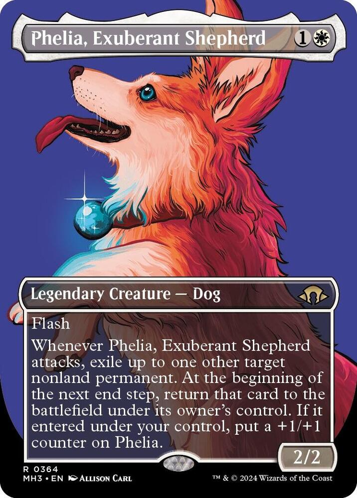 Phelia, Exuberant Shepherd 364/319 (Modern Horizons 3)  - Borderless Foil