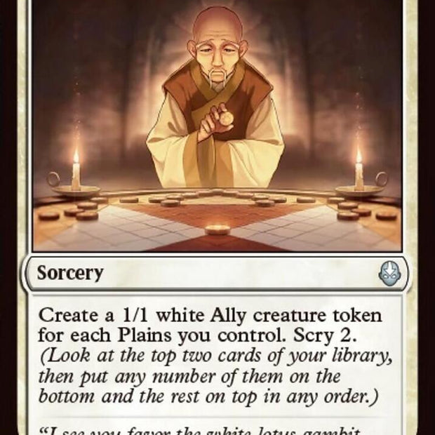 Gather the White Lotus 20 (Avatar: The Last Airbender)  - Foil