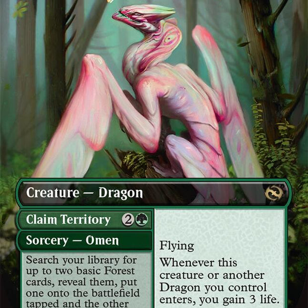 Bloomvine Regent // Claim Territory 381/291 (Tarkir: Dragonstorm)  - Borderless
