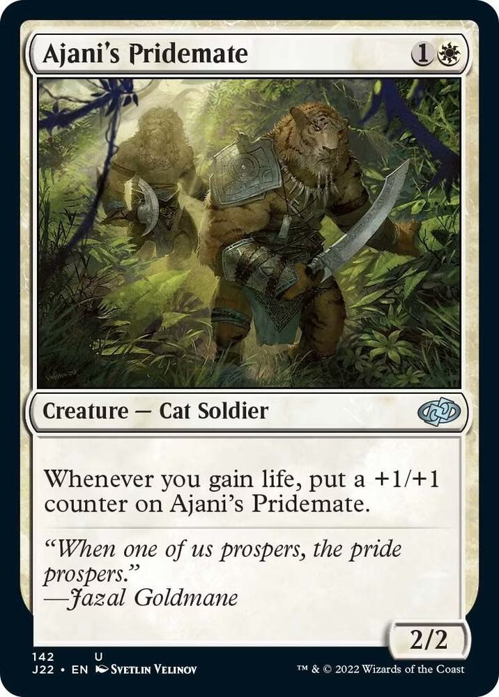 Ajani's Pridemate 142 (Jumpstart 2022) 