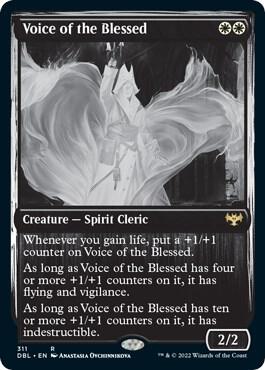 Voice of the Blessed 311/534 (Innistrad: Double Feature)  - Foil