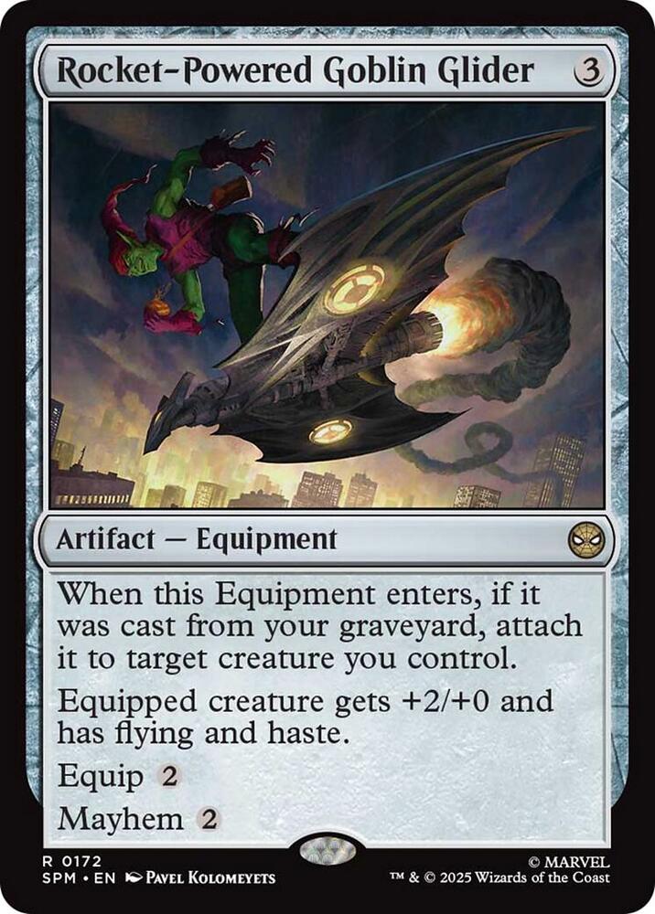 Rocket-Powered Goblin Glider 172/198 (Marvel's Spider-Man) 