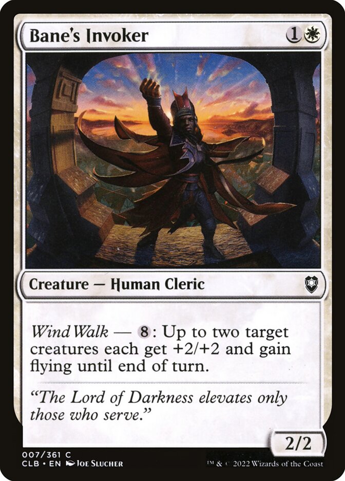 Bane's Invoker 7/361 (Commander Legends: Battle for Baldur's Gate) 