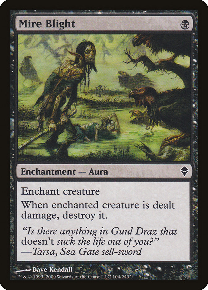 Mire Blight 104/249 (Zendikar)  - Foil