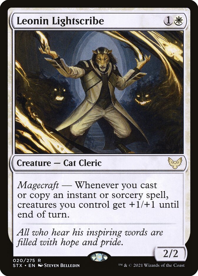 Leonin Lightscribe 20 (Strixhaven: School of Mages)  - Foil