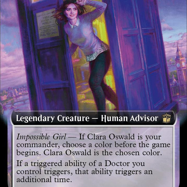 Clara Oswald 332/331 (Universes Beyond: Doctor Who)  - Extended Art Foil