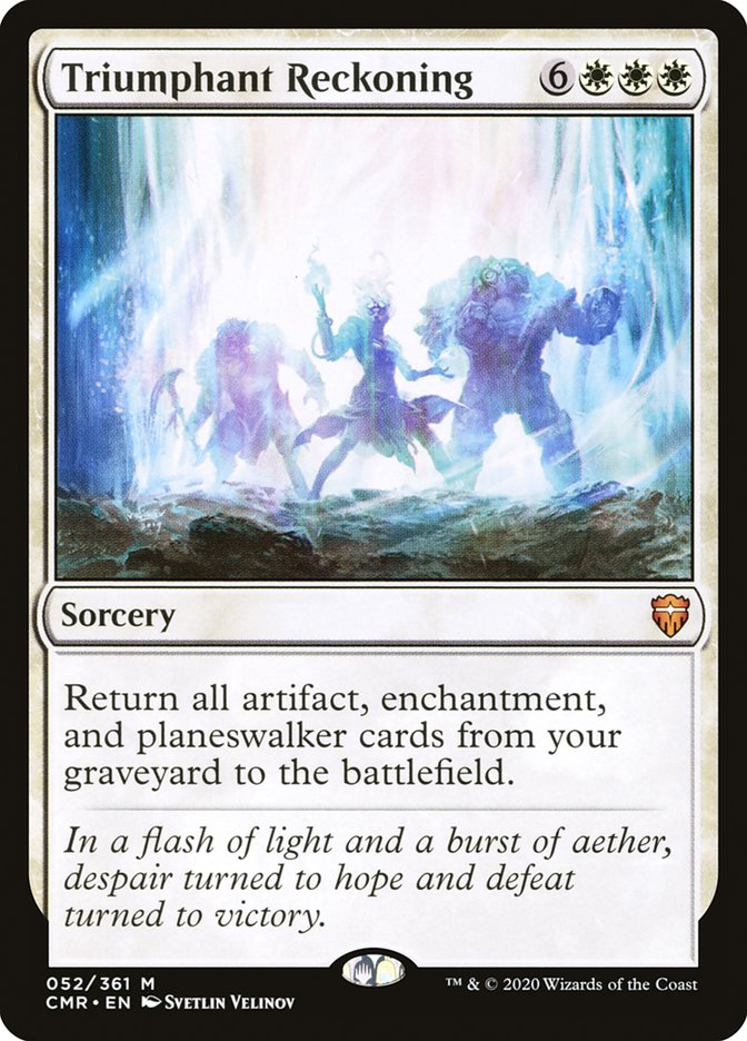 Triumphant Reckoning 52 (Commander Legends)  - Foil