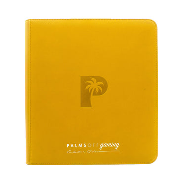 Collector's Series 12 Pocket Zip Trading Card Binder - YELLOW