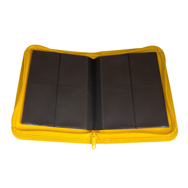 Collector's Series 4 Pocket Zip Trading Card Binder - YELLOW