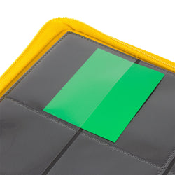 Collector's Series 9 Pocket Zip Trading Card Binder - YELLOW