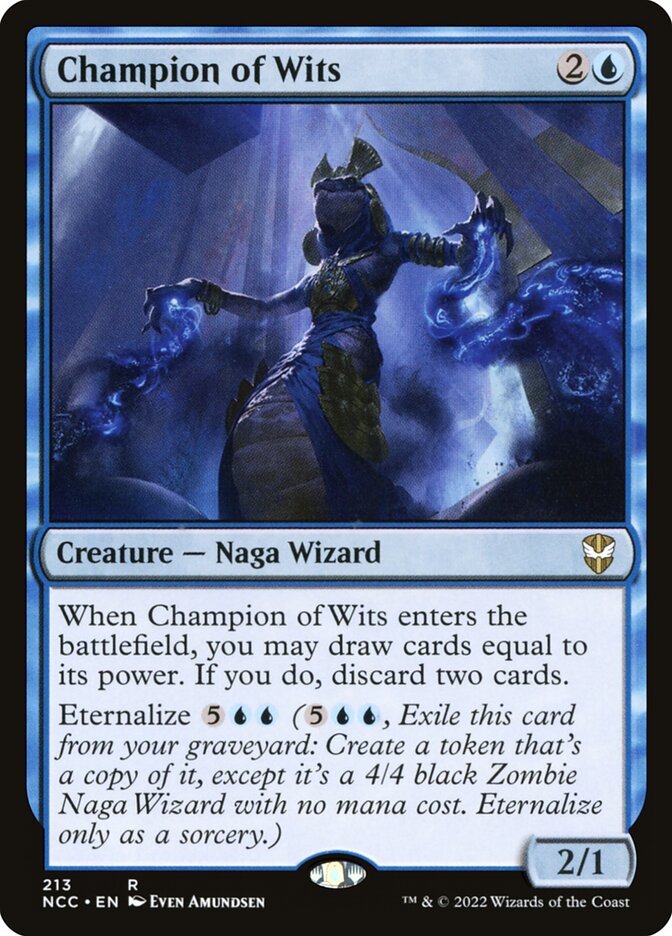 Champion of Wits 213/93 (Commander: Streets of New Capenna) 