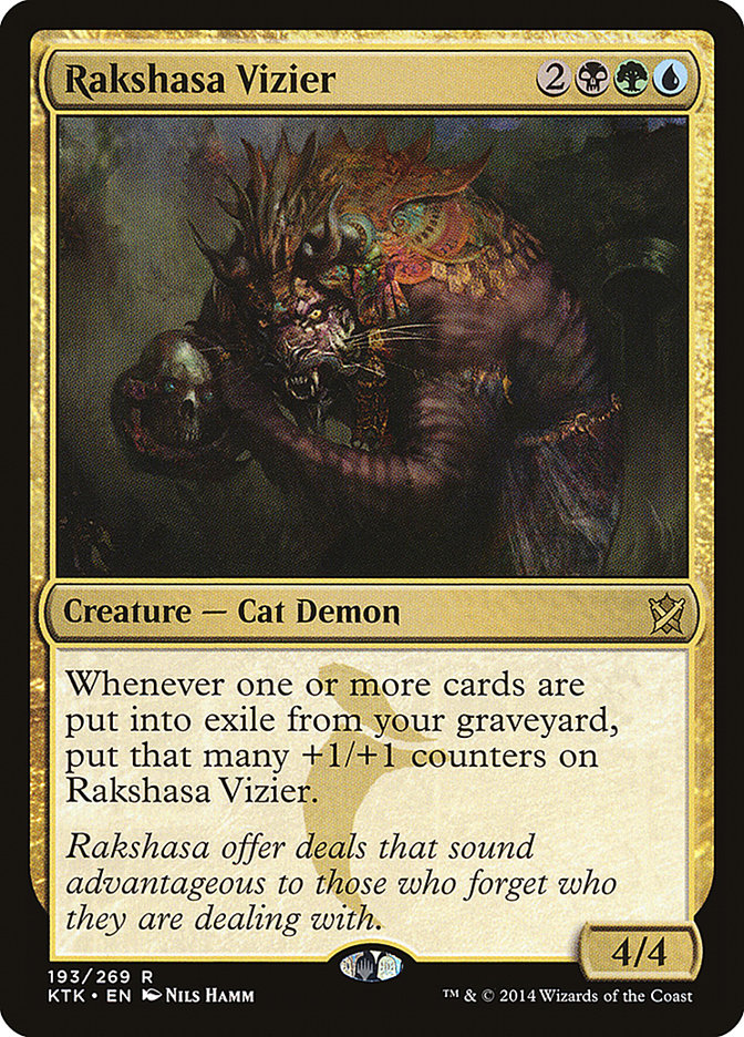 Rakshasa Vizier 193 (Khans of Tarkir) 