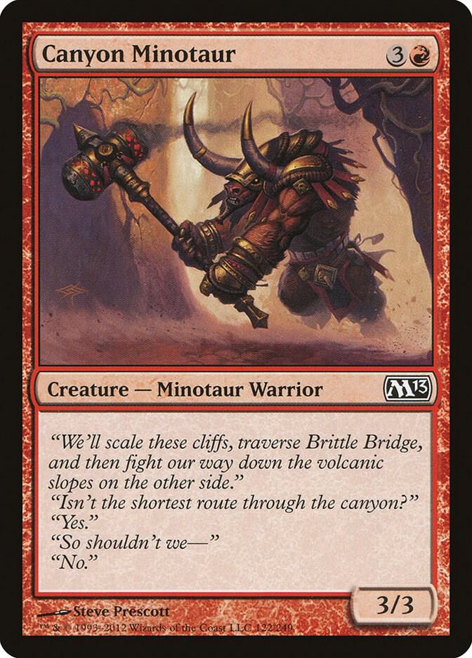 Canyon Minotaur 122/249 (Magic 2013 (M13)) 