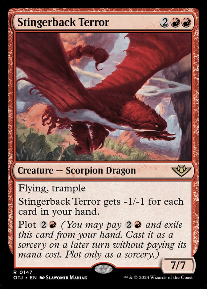 Stingerback Terror 147/286 (Outlaws of Thunder Junction)  - Foil