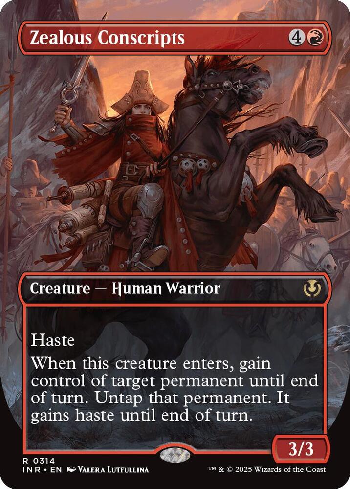 Zealous Conscripts 314/287 (Innistrad Remastered)  - Borderless