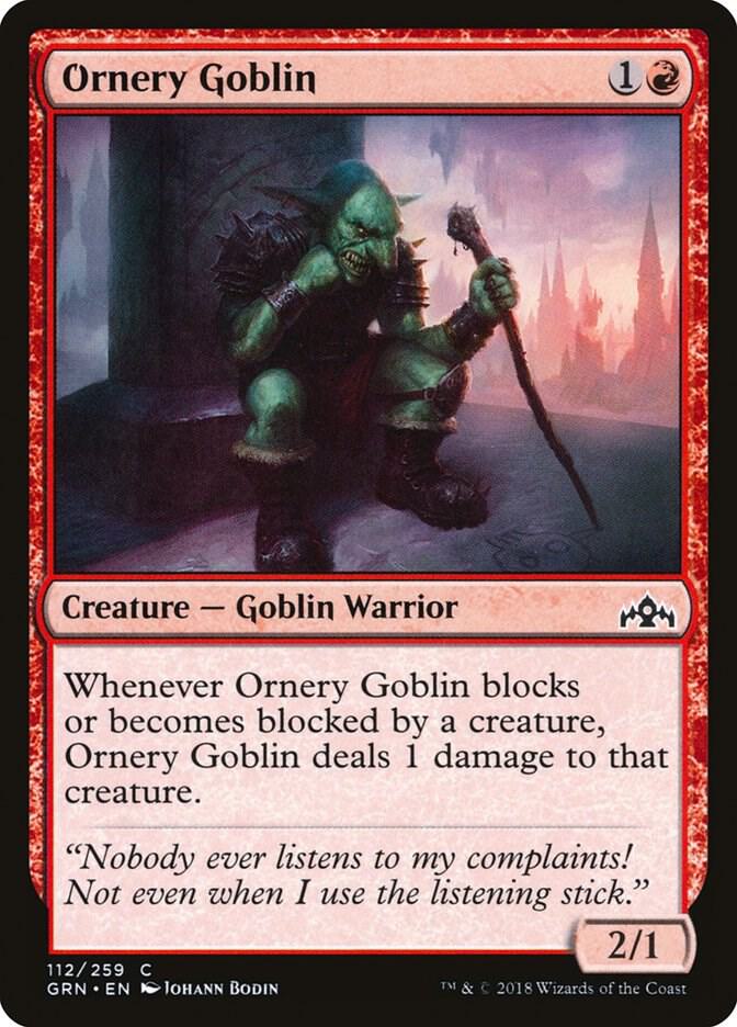 Ornery Goblin 112/259 (Guilds of Ravnica) 