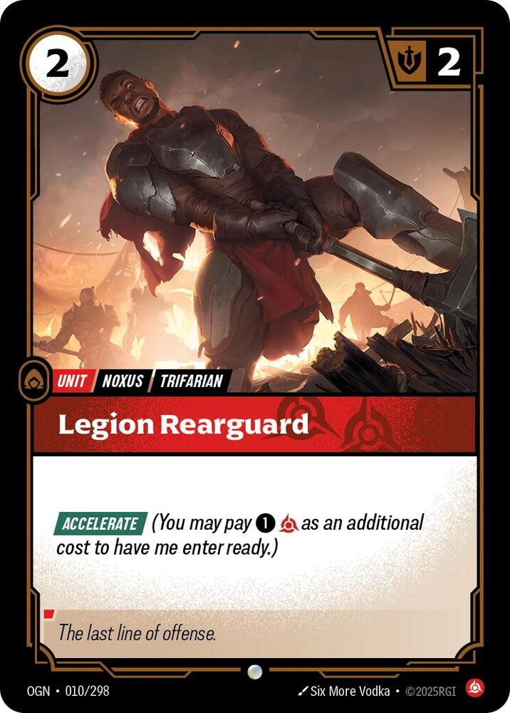 Legion Rearguard 10/298 (Origins)  - Foil