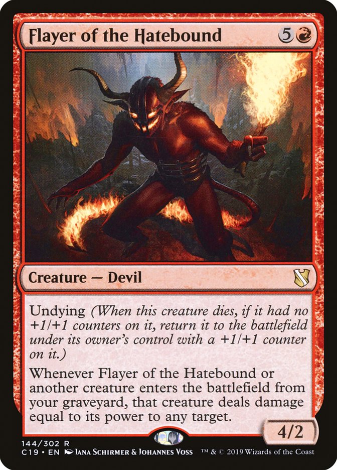 Flayer of the Hatebound 144/302 (Commander 2019) 