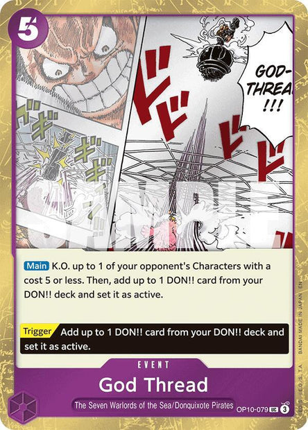 God Thread OP10-079 (Premium Booster -The Best- Vol. 2)  - Pirate Foil