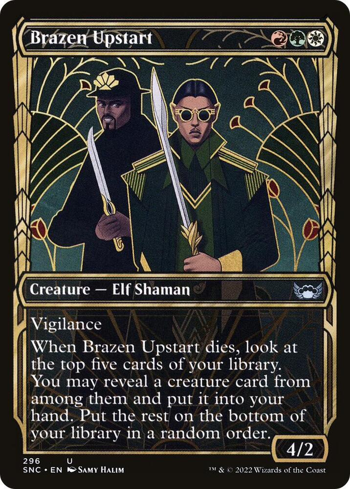 Brazen Upstart Showcase 296/281 (Streets of New Capenna)  - Foil