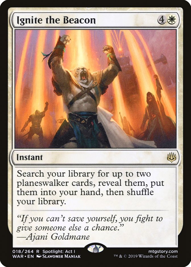 Ignite the Beacon 18/264 (War of the Spark)  - Foil