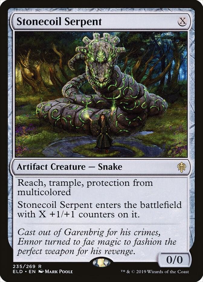 Stonecoil Serpent 235/269 (Throne of Eldraine) 