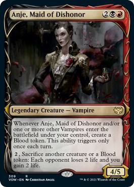 Anje Maid of Dishonor Showcase 309 (Innistrad: Crimson Vow) 